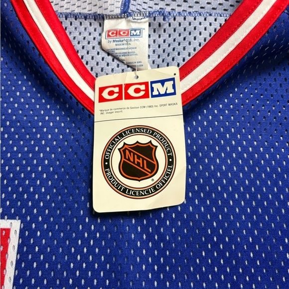 Vintage NWT CCM NHL New York Rangers Hockey Jersey Size XL - Picture 5 of 5